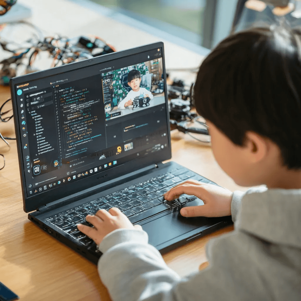 다양한 개발 포트폴리오를 보여주는 사진